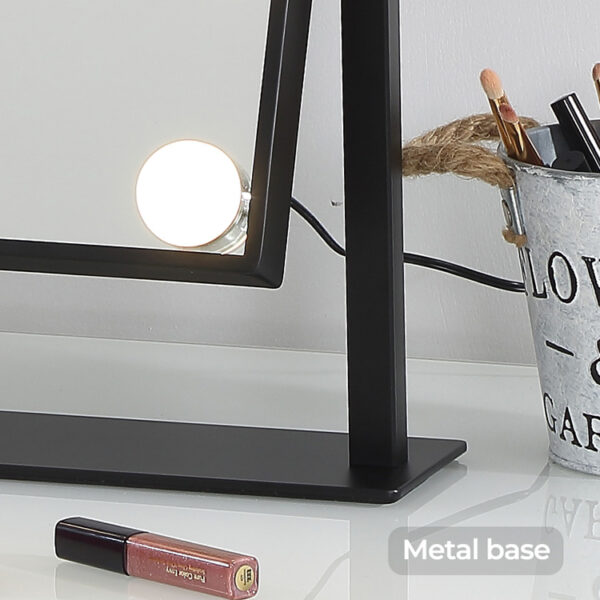 gabiso 9 lights hollywood mirror with black color (3)