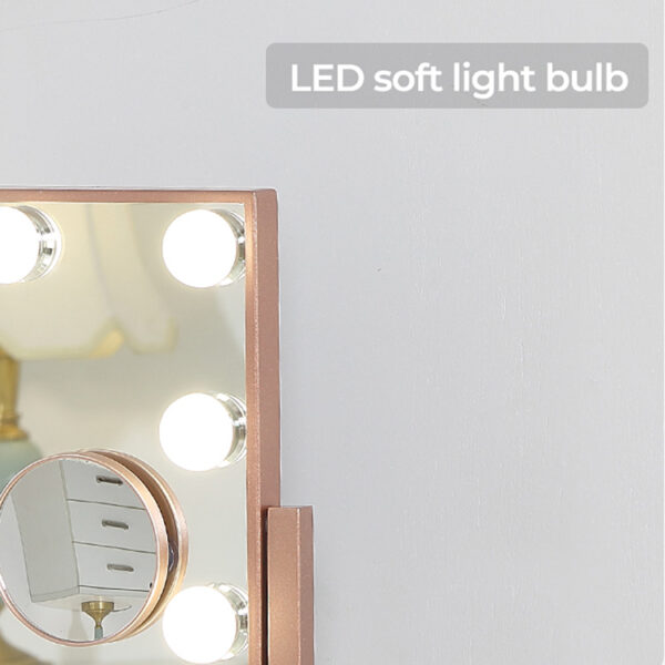 gabiso 9 lights hollywood mirror with rose gold color (7)