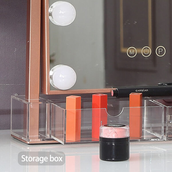gabiso hollywood 12 lights mirror with rose gold color (2)