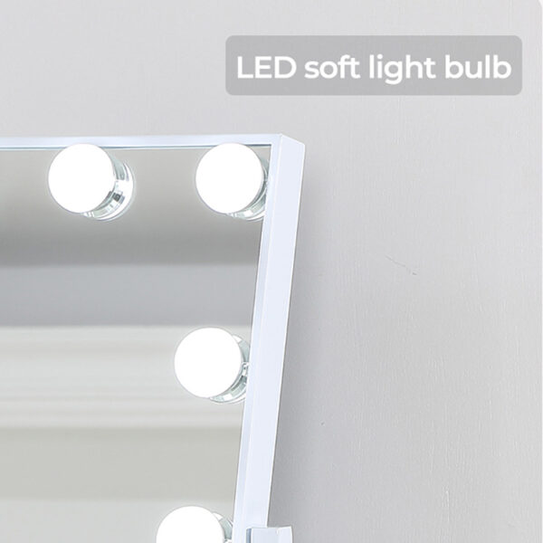 gabiso hollywood 12 lights mirror with white color (6)